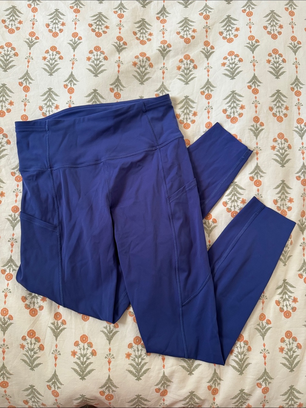 Lululemon fast and free tight - bright royal blue